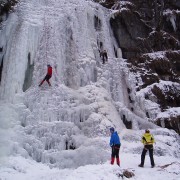 Klettern im Eis