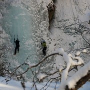 Klettern im Eis