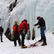 Klettern im Eis