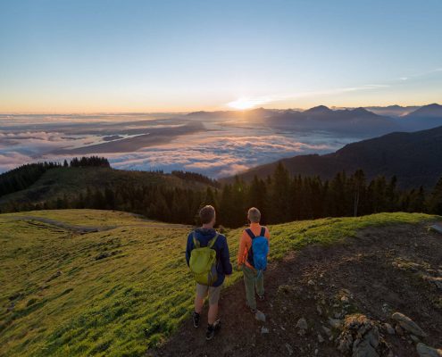 Ausblick auf umgebende Bergwelt