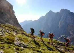 Wir verlassen das Reintal und steigen hinauf auf das Zugspitzplatt