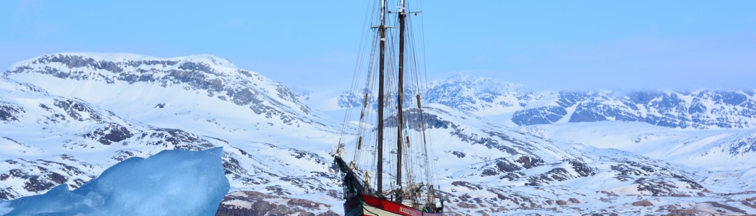 Majestätisch die Noorderlicht und Beiboot in Spitzbergen