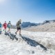 Schneefeld während der Speedtransalp Garmisch Meran