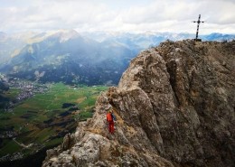 Am Seil zum Gipfel der Ehrwalder Sonnenspitze