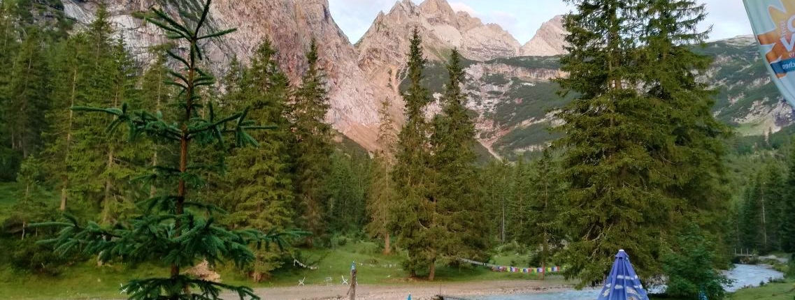 Blick Richtung Gipfel von der Reintalangerhütte