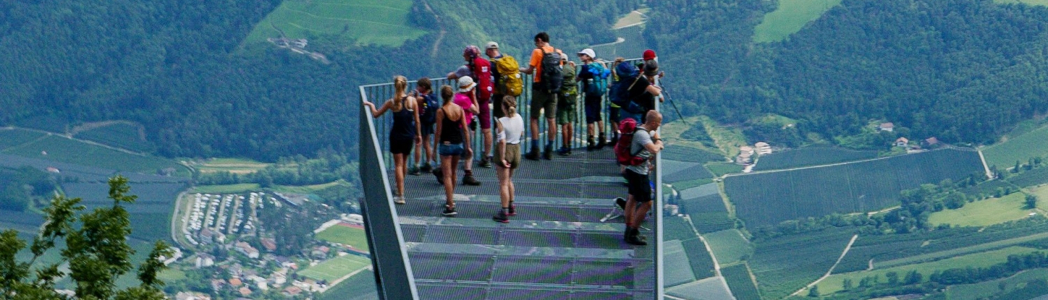 Schöne Aussichten haben wir auf der Alpenüberquerung Meran Lago di Molveno