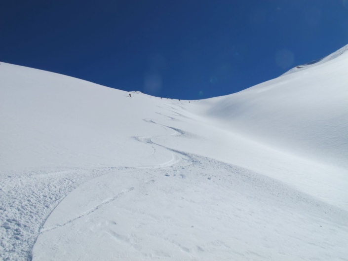Skitour Kackar Tuerkei Abfahrt
