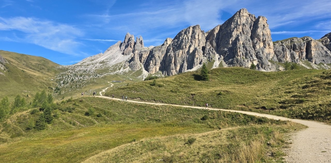 Die Dolomiten im Blick