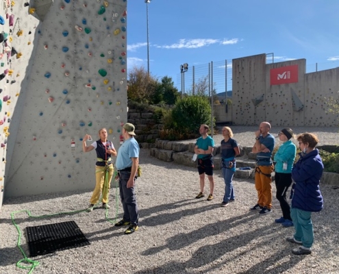Einsteigerkurs Kletterhalle